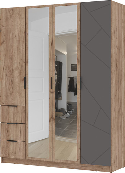 Шкаф Стендмебель Орегон ШК 04 4х-створчатый