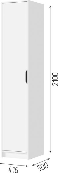 Шкаф-пенал Стендмебель Руна ШК 01 400