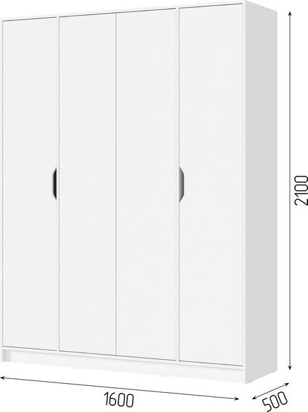 Шкаф Стендмебель Руна ШК 04 4-х створчатый