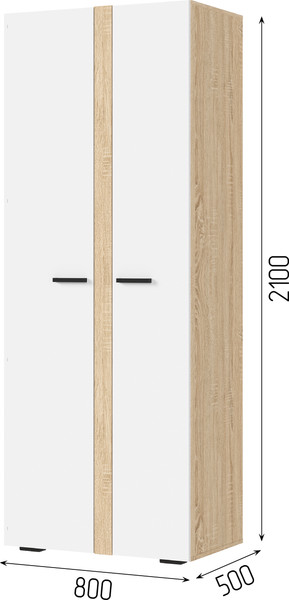 Шкаф Стендмебель Санса ШК-02 2-х створчатый