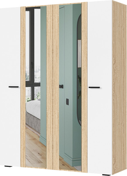 Шкаф Стендмебель Санса ШК-04 4-х створчатый - фото