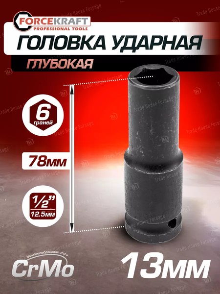 Головка слесарная ForceKraft 27 028 / FK-4458513