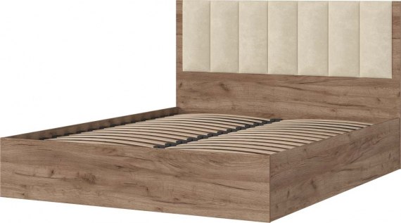 Двуспальная кровать Стендмебель Рейн КР 02 160x200