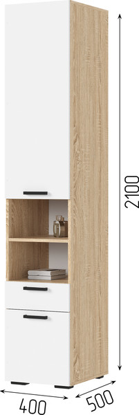 Шкаф-пенал Стендмебель Санса ПН-01