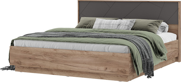 Двуспальная кровать Стендмебель Орегон КР 03 180х200 - фото