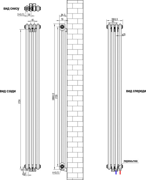 Радиатор стальной Faberg Extra 2 универсальное подключение