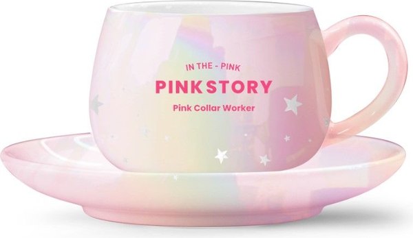 Чашка с блюдцем Miniso Holographic Series 7571 - фото