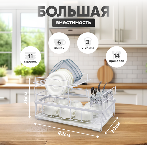 Сушилка для посуды Solmax&Home SM99897