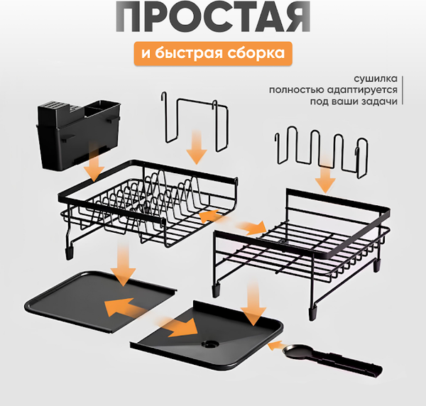 Сушилка для посуды Solmax&Home SM99898