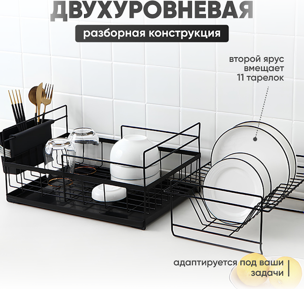 Сушилка для посуды Solmax&Home SM99896