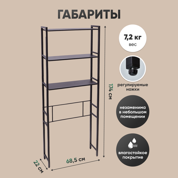 Стеллаж Solmax&Home Loft СВЛ02 / IS99953