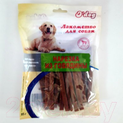 Лакомство для собак O'dog Нарезка из говядины