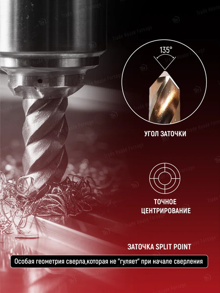 Набор сверл RockForce 29 166 / RF-DSP10H