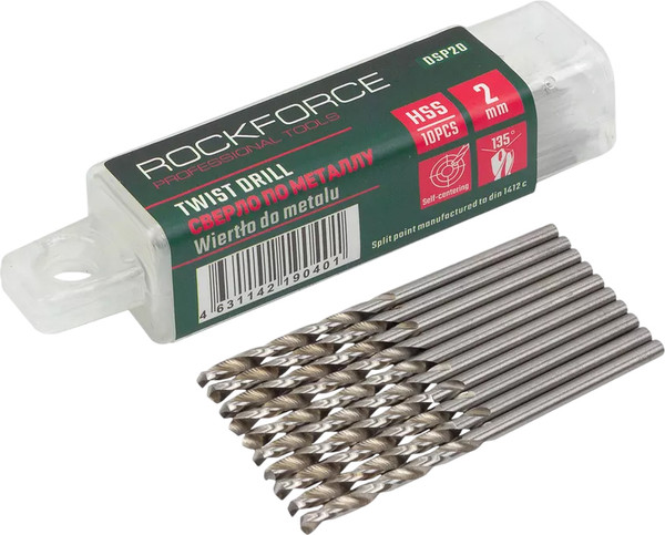 Набор сверл RockForce 29 182 / RF-DSP20 - фото