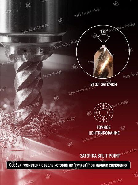 Набор сверл RockForce 29 188 / RF-DSP332