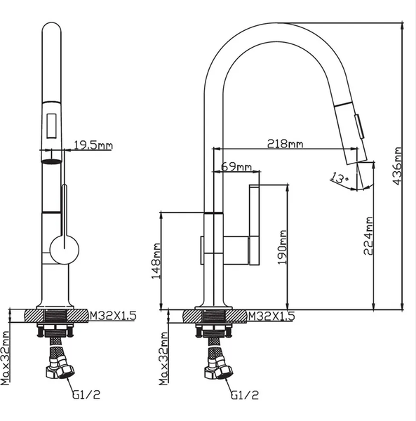 Смеситель Diadonna Д60-0005QH