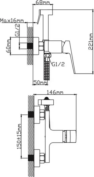 Смеситель Diadonna Д47-19119QH