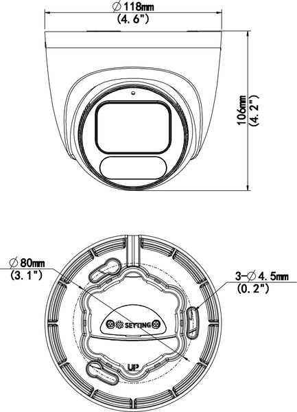 IP-камера Uniview IPC3624LE-ADF28K-WP