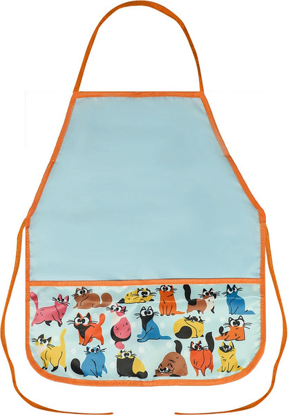 Фартук для творчества Проф-Пресс Разноцветные Коты / Ф-4746 - фото