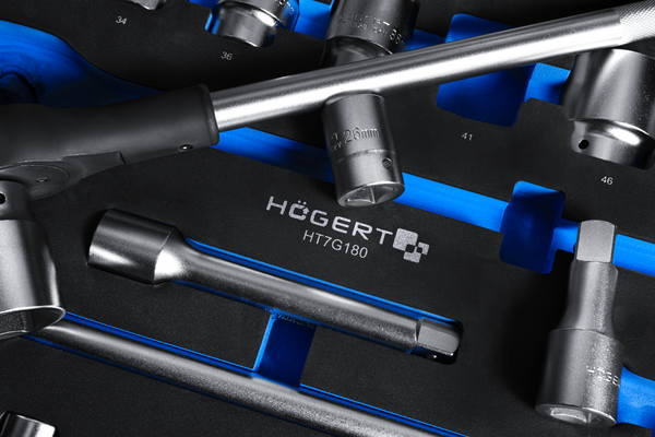 Универсальный набор инструментов Hoegert HT7G180