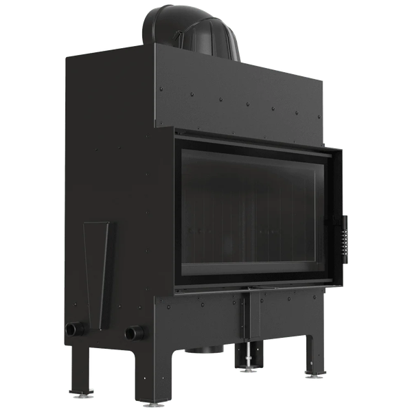 Каминная топка Kratki Floki L (левый, черный)