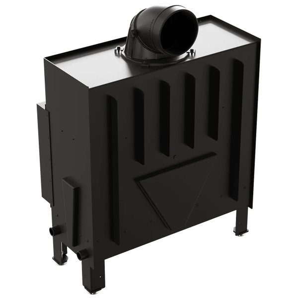 Каминная топка Kratki Floki L (левый, черный)