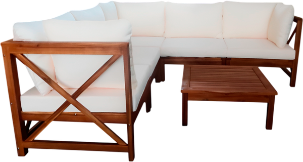 Комплект садовой мебели National Tree Company из акации TP6004.1.3 - фото