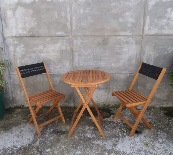 Комплект садовой мебели National Tree Company из акации TP2093.0.5 (3 предмета)