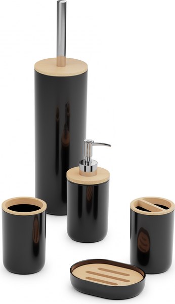 Набор аксессуаров для ванной Альтернатива Бамбук М9024 - фото