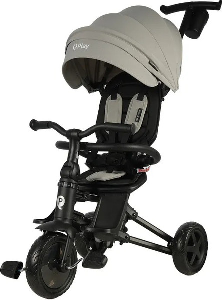 Трехколесный велосипед с ручкой QPlay Rider / S700-16 - фото