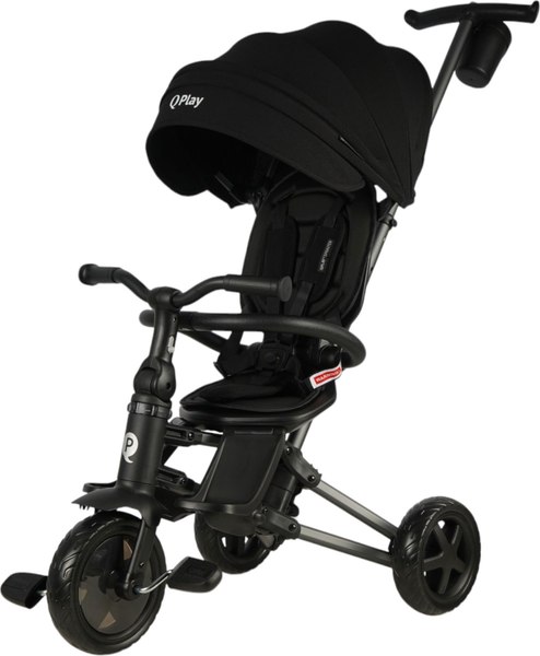 Трехколесный велосипед с ручкой QPlay Sprinter / S700-16 - фото