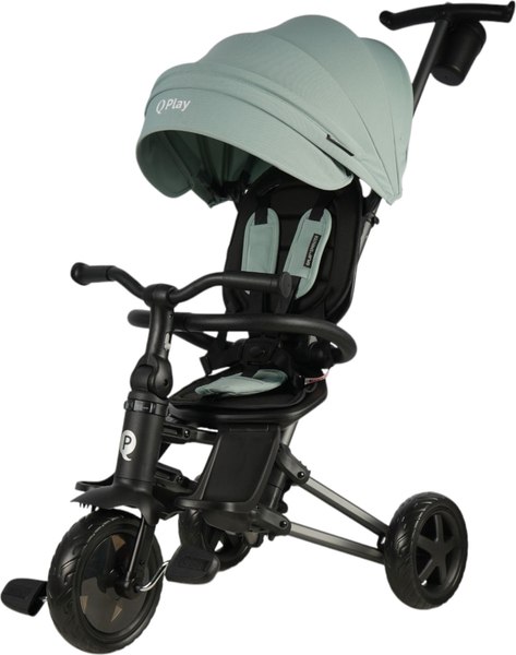 Трехколесный велосипед с ручкой QPlay Sprinter / S700-16 - фото