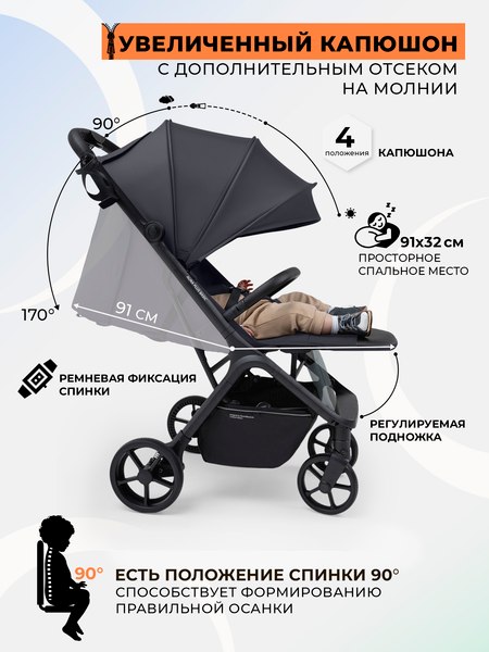 Детская прогулочная коляска Sweet Baby SBL Aura Plus Basic