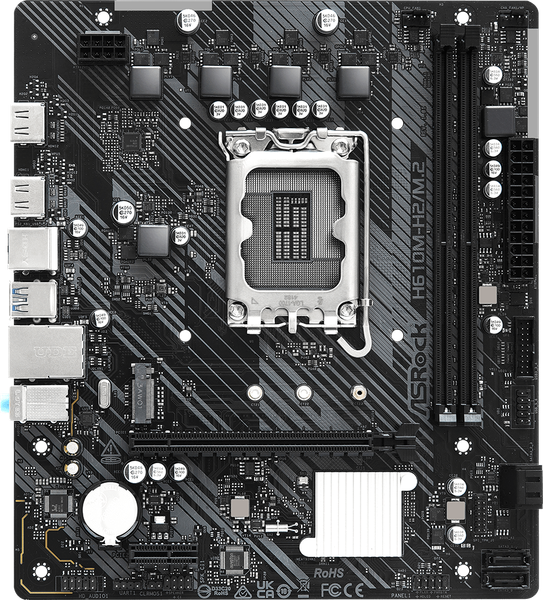 Материнская плата AsRock H610M-H2/M.2 - фото