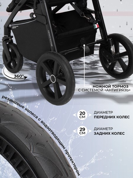 Детская прогулочная коляска Sweet Baby Contente Plus Basic