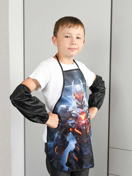 Фартук для творчества Феникс+ Огненный робот / 69216