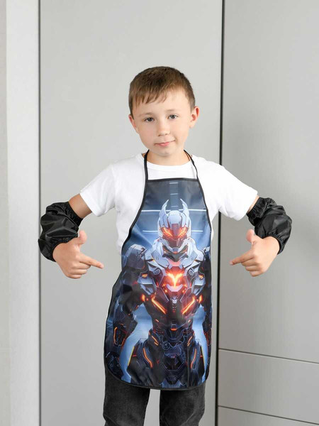 Фартук для творчества Феникс+ Огненный робот / 69216