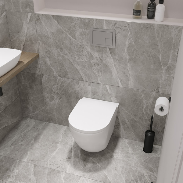 Унитаз подвесной с инсталляцией Lauter Vortex 2110830 с кнопкой 219701J