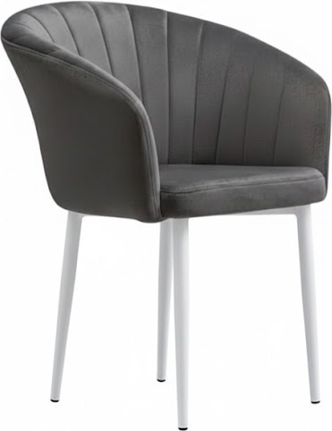 Стул Памир Версаль F82 (серо-зеленый/белая опора) - фото