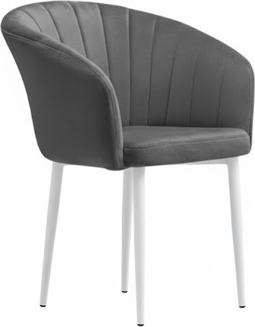 Стул Памир Версаль F84 (серо-голубой/белая опора) - фото