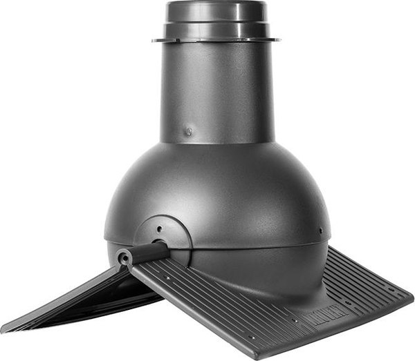 Аэратор коньковый Krovent Pipe-Cone RAL 7024 - фото