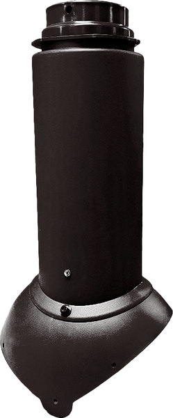 Выход вентиляционный на крышу Krovent Pipe-VT IS 110/125 RAL 9005 - фото