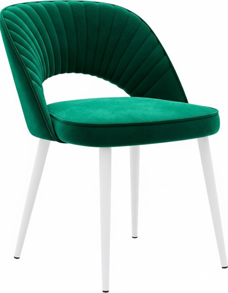 Стул Памир Новара F74 (зеленый/белая опора) - фото
