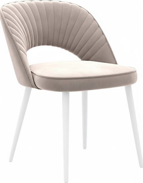 Стул Памир Новара F81 (светло-серый/белая опора) - фото