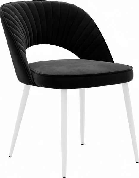 Стул Памир Новара F90 (черный/белая опора) - фото