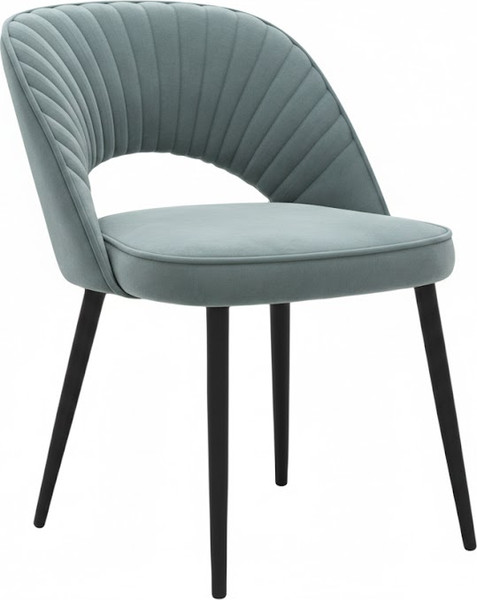 Стул Памир Новара F75 (голубой/черная опора) - фото