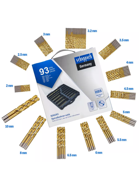 Набор сверл Scheppach 58 957 / Sch-924U93
