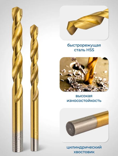 Набор сверл Scheppach Sch-924U100