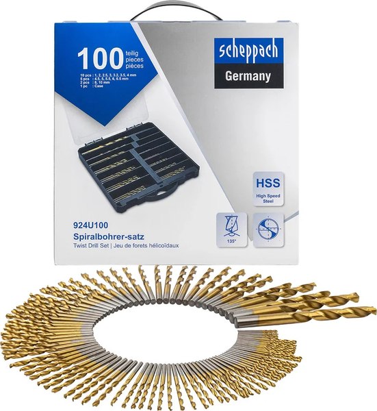 Набор сверл Scheppach Sch-924U100
