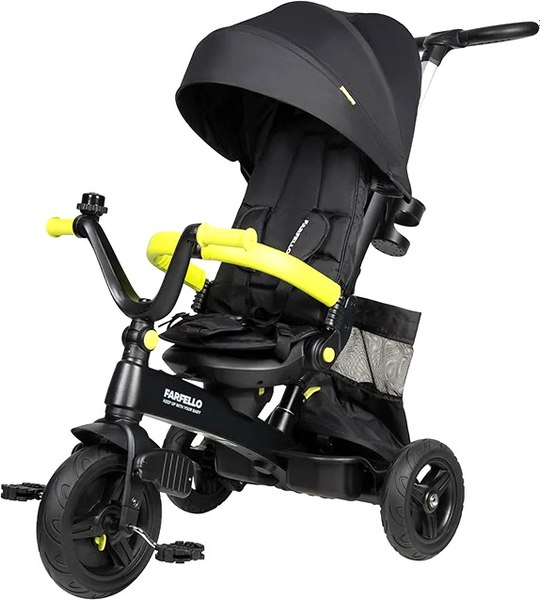 Трехколесный велосипед с ручкой Farfello LMO-005 - фото